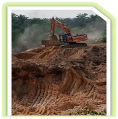 PT.PETRONESIA BENIMEL GROUP HK PROYEK PEMBANGUNAN REST AREA STA 46B TOL PEKANBARU-DUMAI ( TAHUN 2023-2024 ) QUARY TANAH PT. AKJ